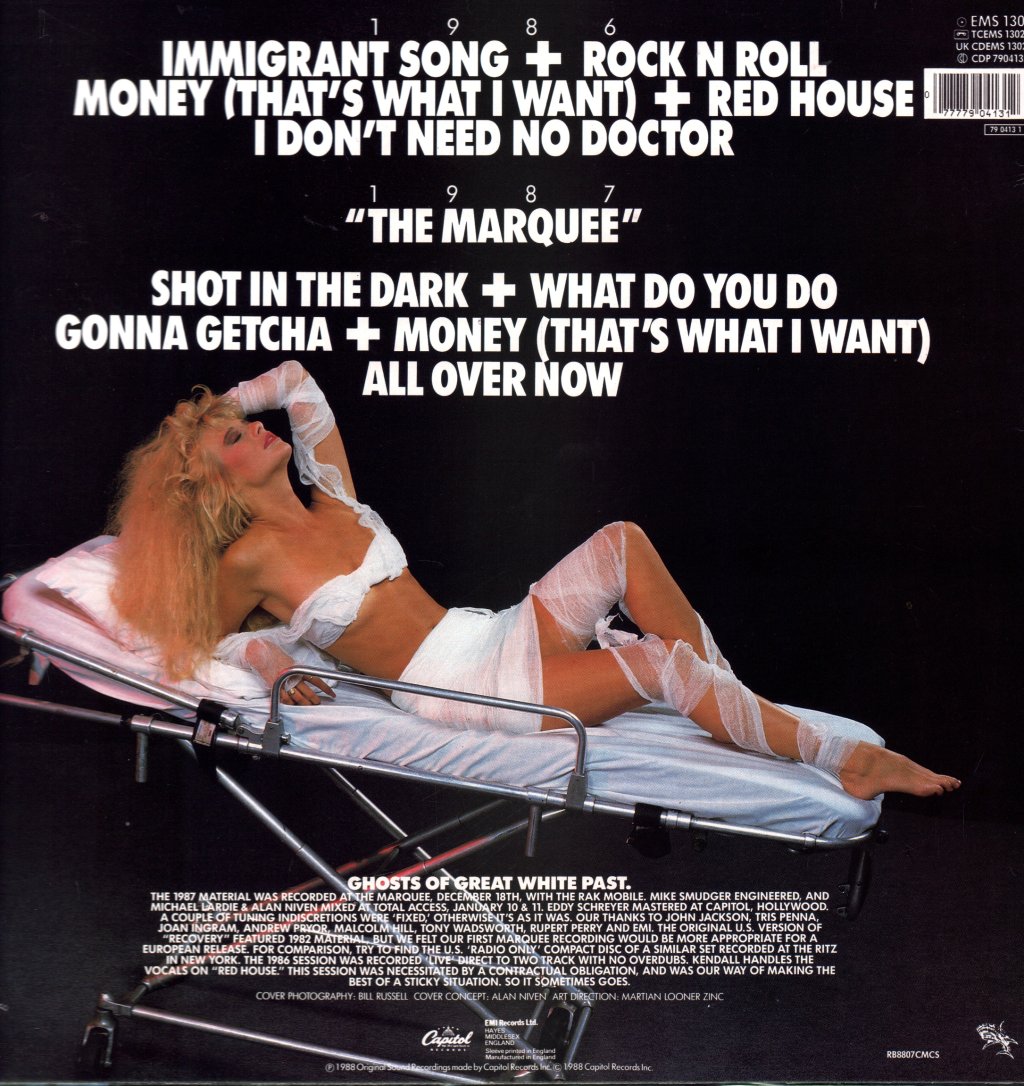 Great White - Recovery: Live! - Lp