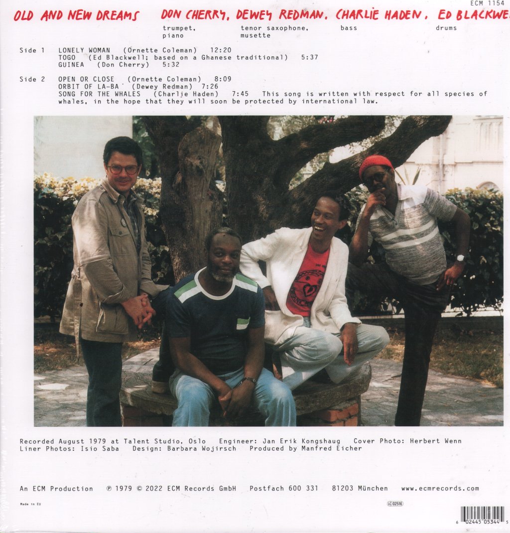 Don Cherry, Dewey Redman, Charlie Haden and Ed Blackwell - Old and New Dreams - Lp