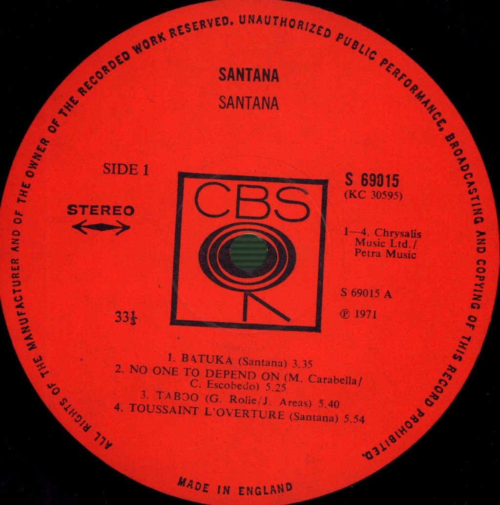 Santana - Santana - Lp