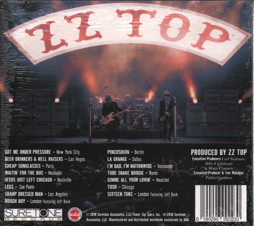 ZZ Top - Live! Greatest Hits From Around The World - Cd