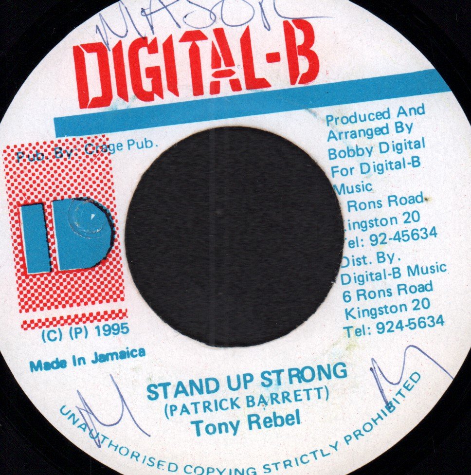 Tony Rebel - Stand Up Strong - 7 Inch