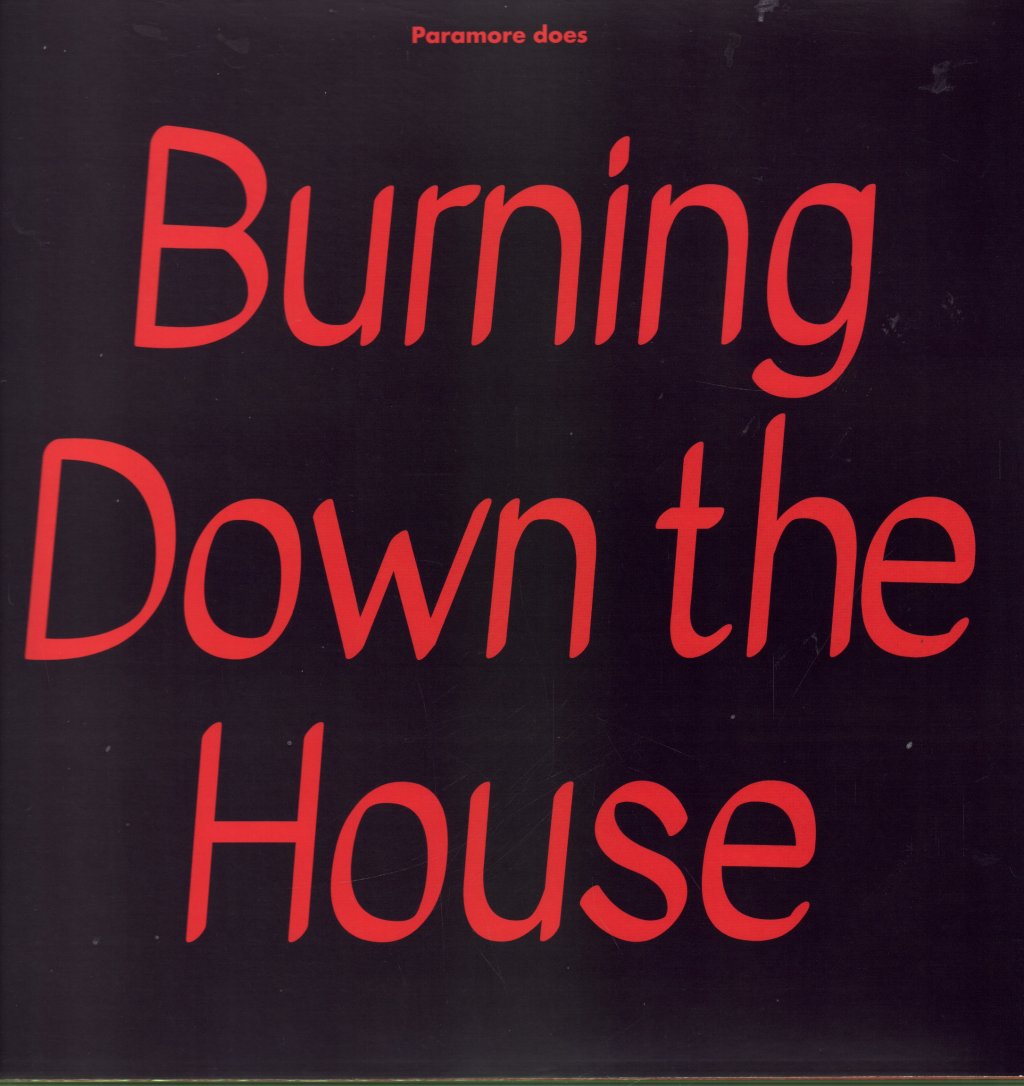 David Byrne / Paramore - Hard Times / Burning Down The House - 12 Inch