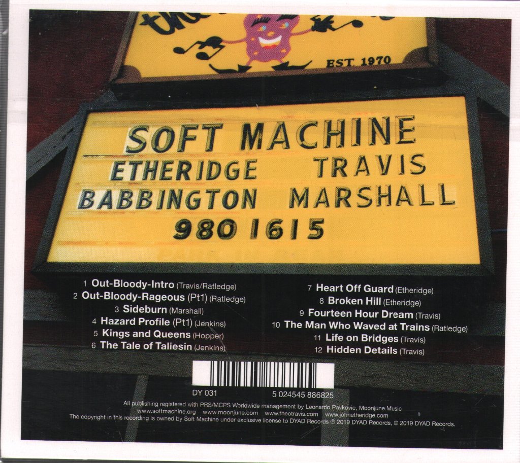 Soft Machine - Live At The Baked Potato - Cd