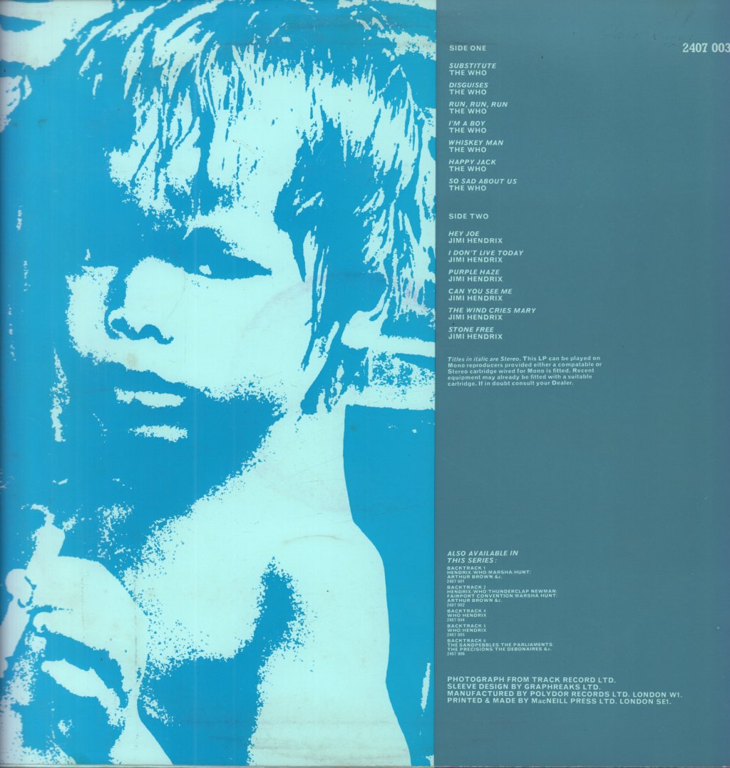 Who / Hendrix - Backtrack 3 - Lp