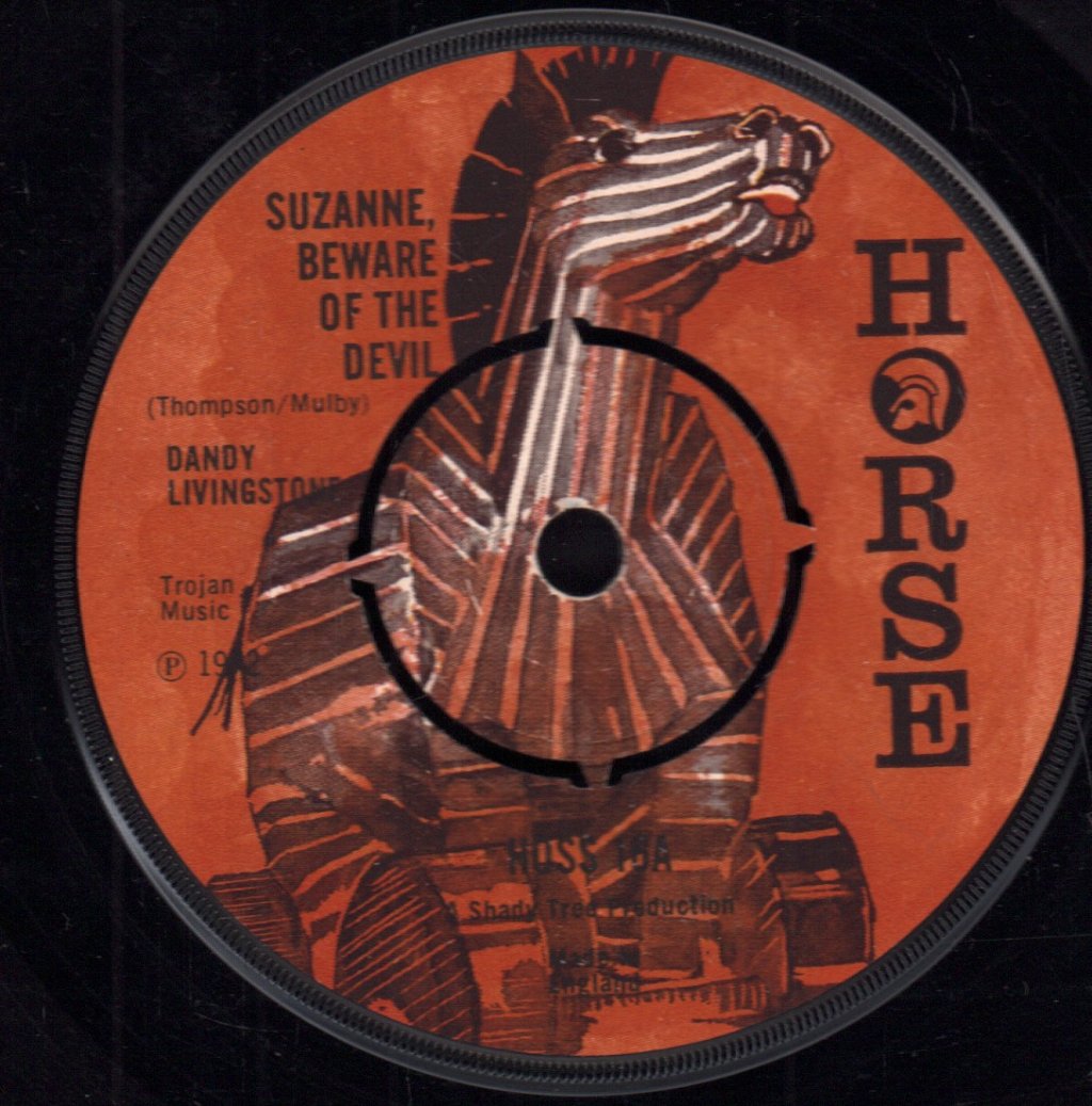 Dandy Livingstone - Suzanne Beware Of The Devil - 7 Inch