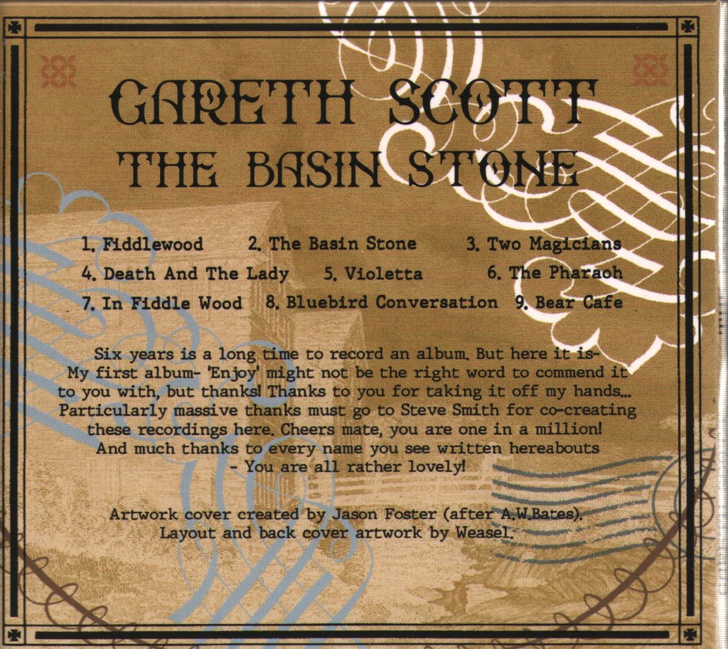 Gareth Scott - Basin Stones - Cd