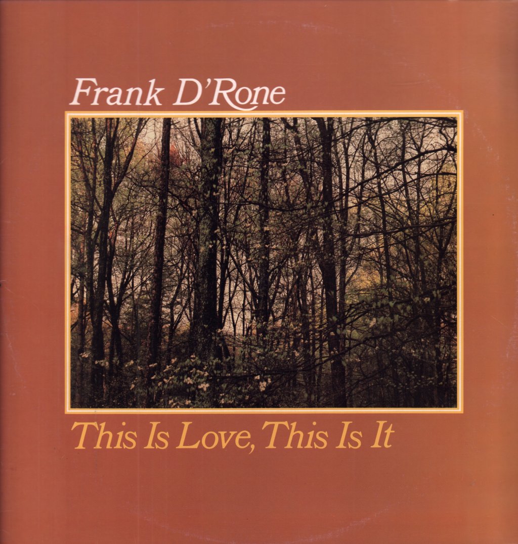 Frank D'rone - This Is Love This Is It - Lp