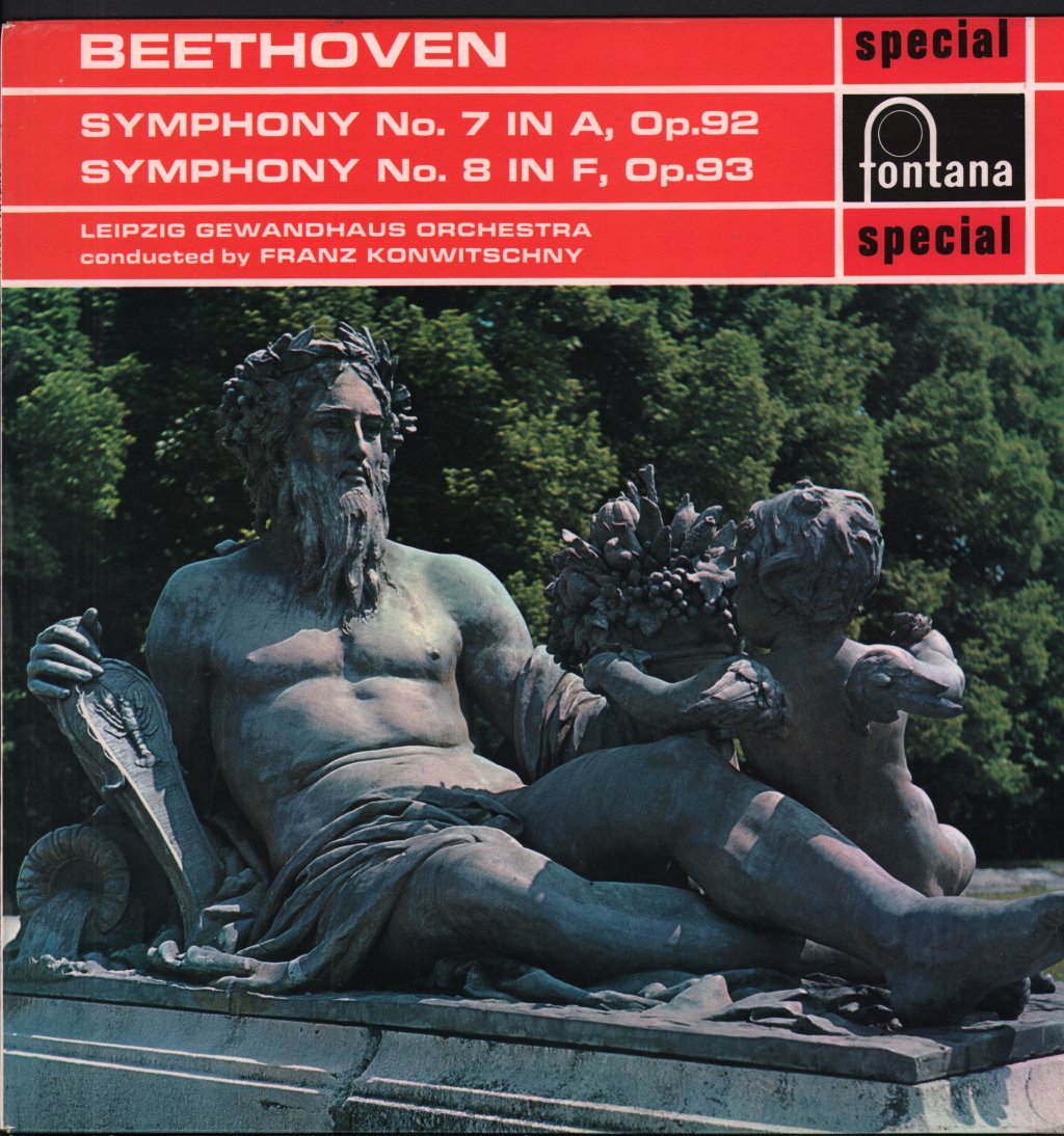 Leipzig Gewandhaus Orchestra / Franz Konwitschny - Beethoven - Symphony No. 7 In A, Op.92 / Symphony No.8 In F, Op.93 - Lp