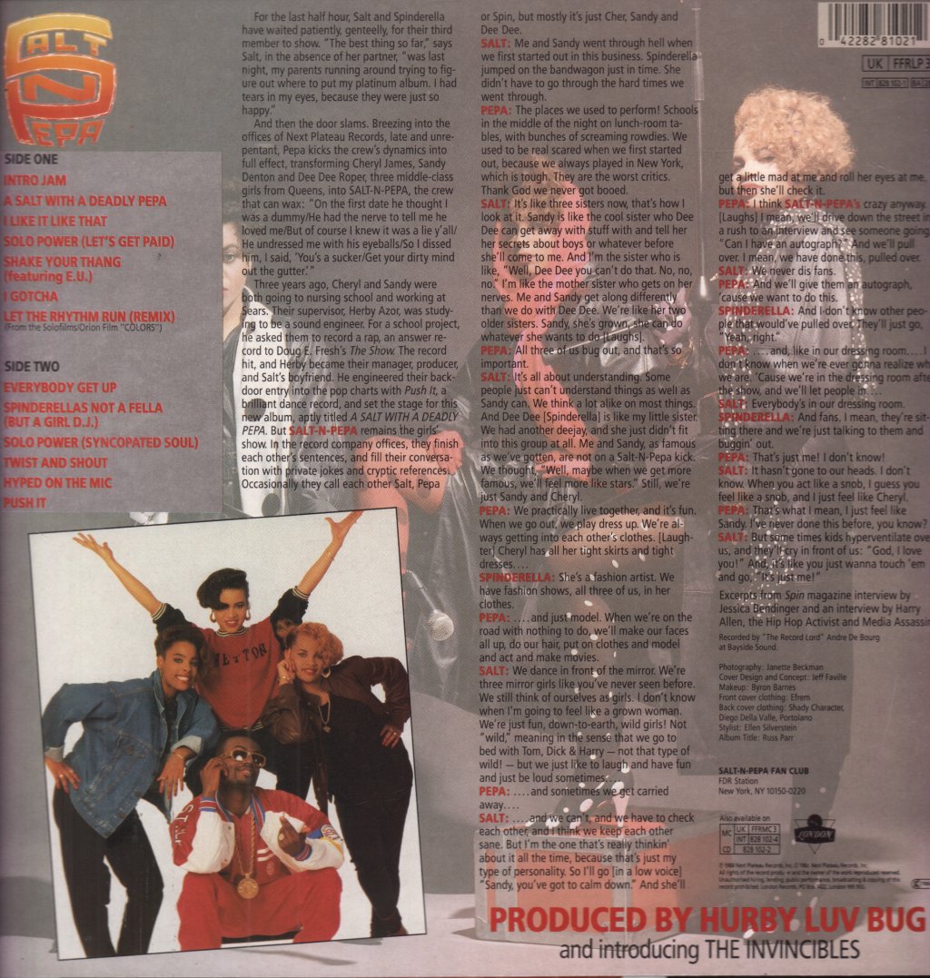 Salt N Pepa - A Salt With A Deadly Pepa - Lp