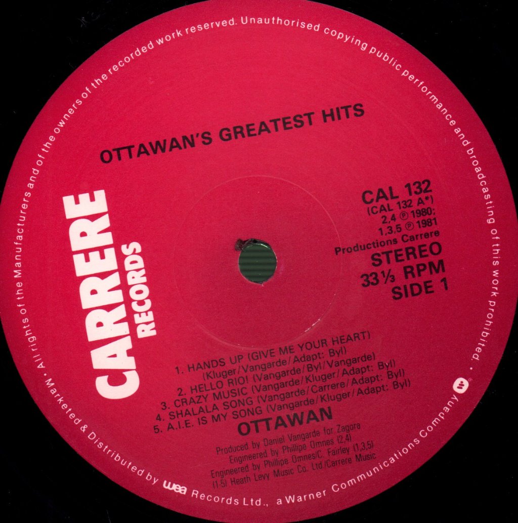 Ottawan - Greatest Hits - Lp