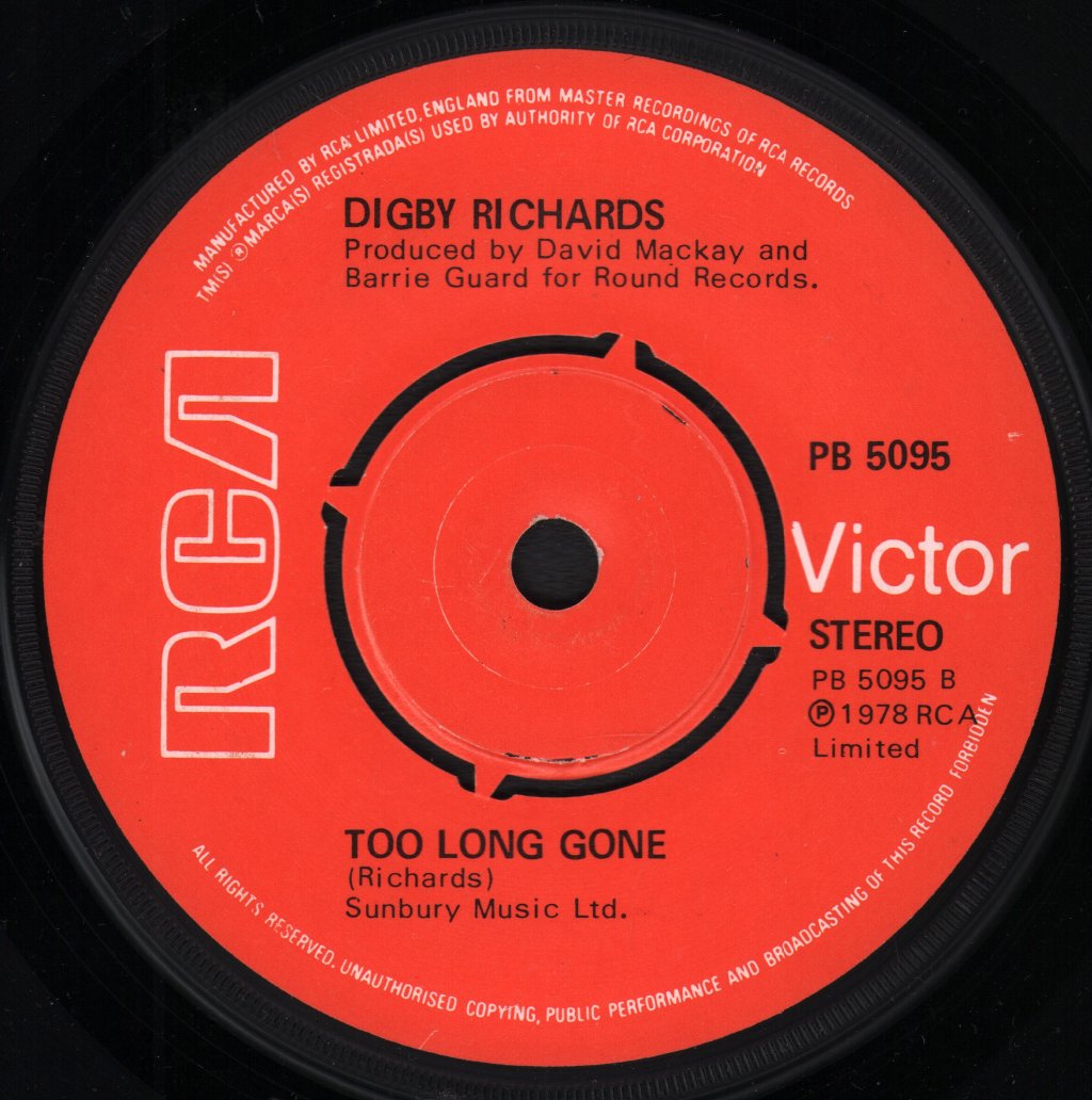 Digby Richards - Whiskey Sundown - 7 Inch
