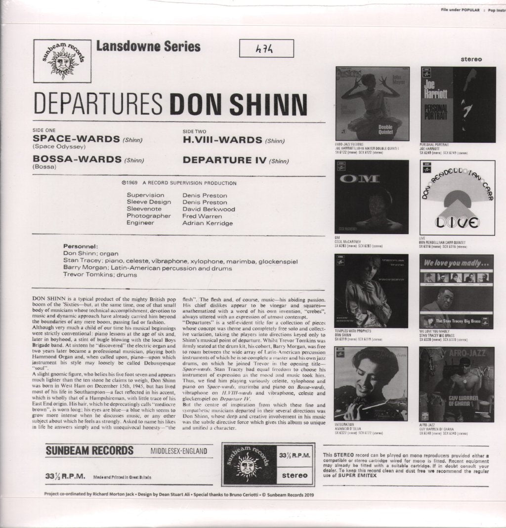 Don Shinn - Departures - Lp