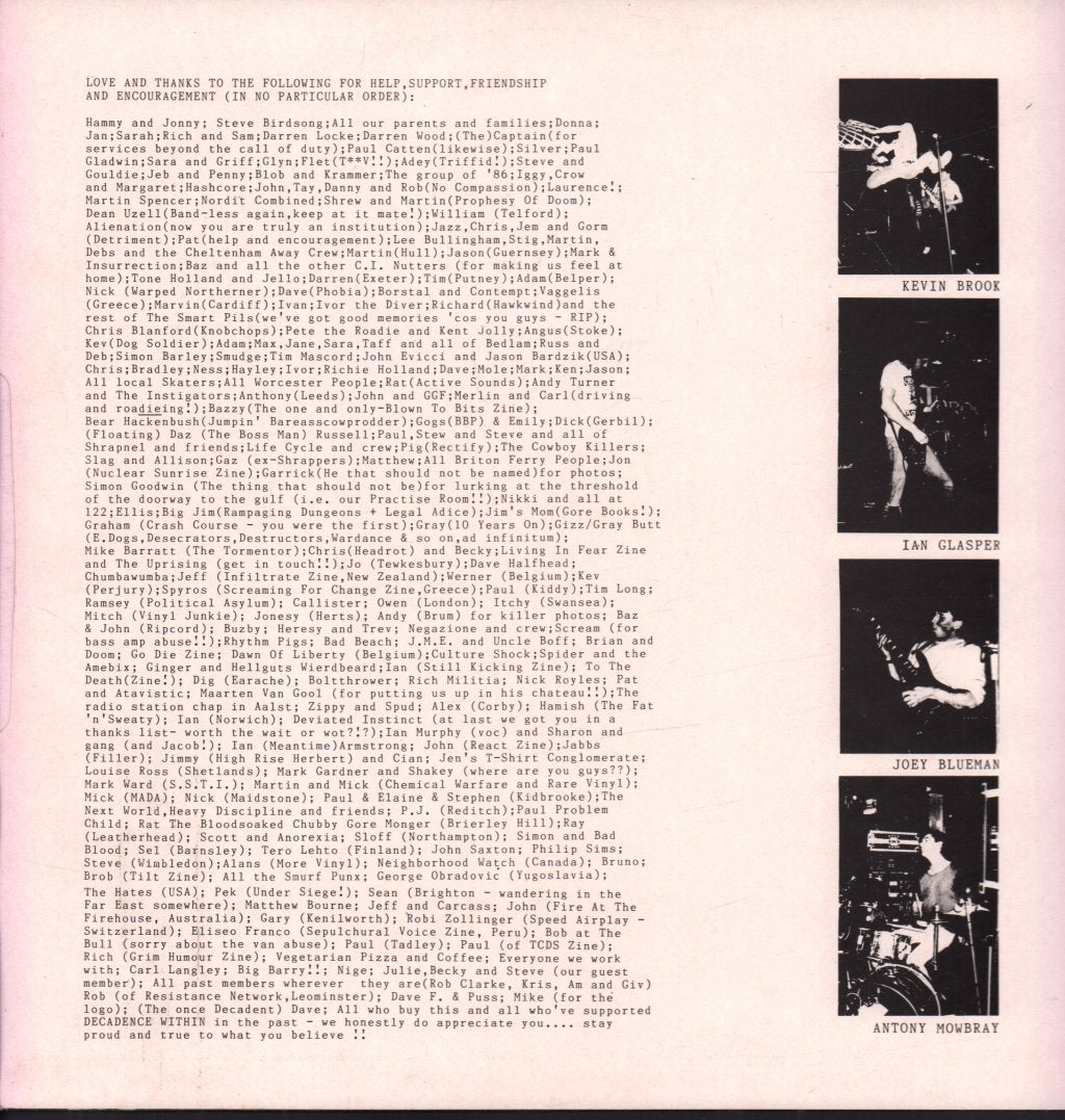 Decadence Within - This Lunacy - Lp