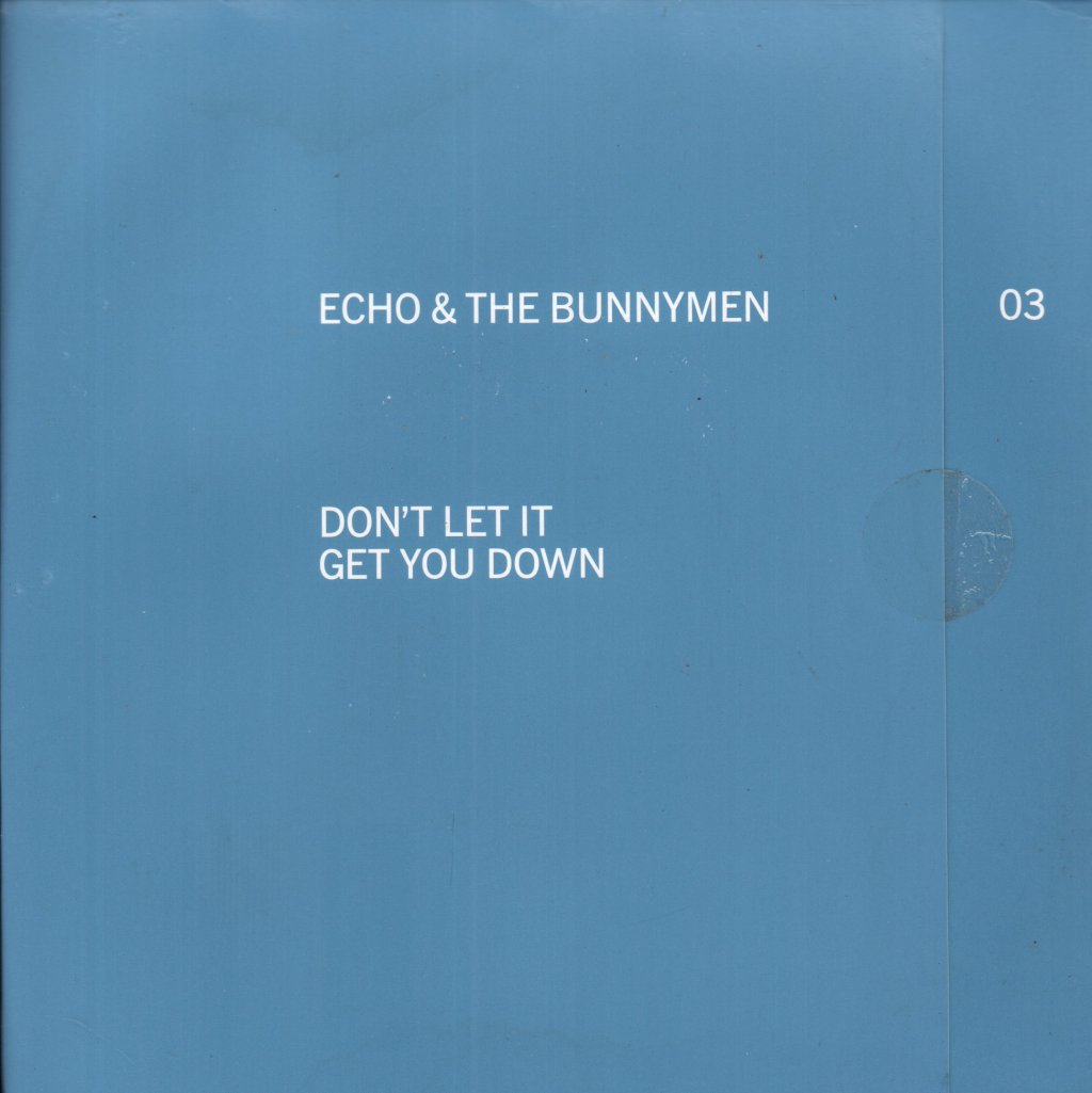 Echo And The Bunnymen - Don't Let It Get You Down - 7 Inch