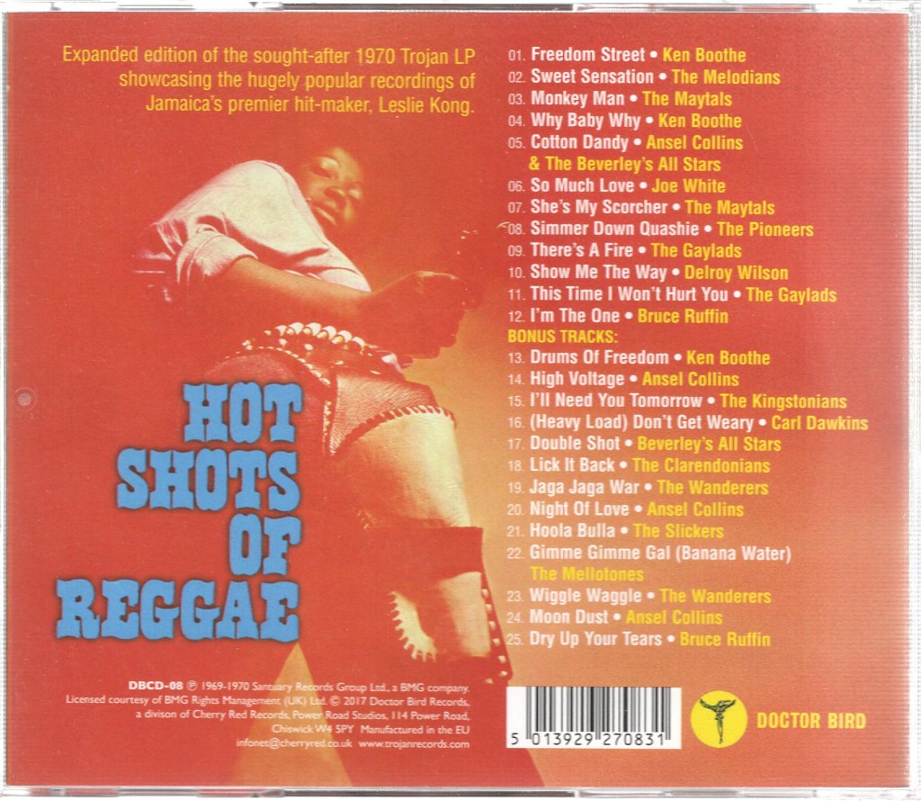 Various Artists - Hot Shots Of Reggae - Cd