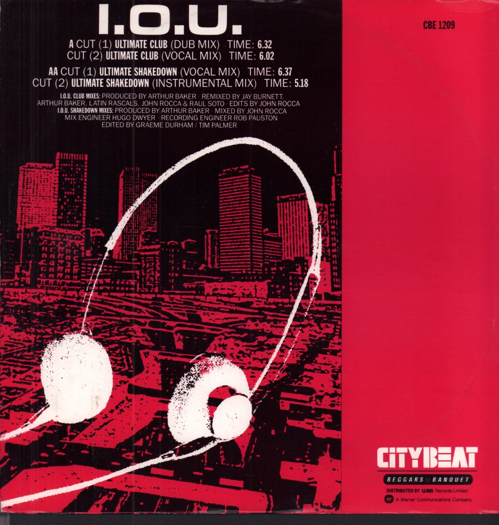 Freeez Featuring John Rocca - Iou - 12 Inch