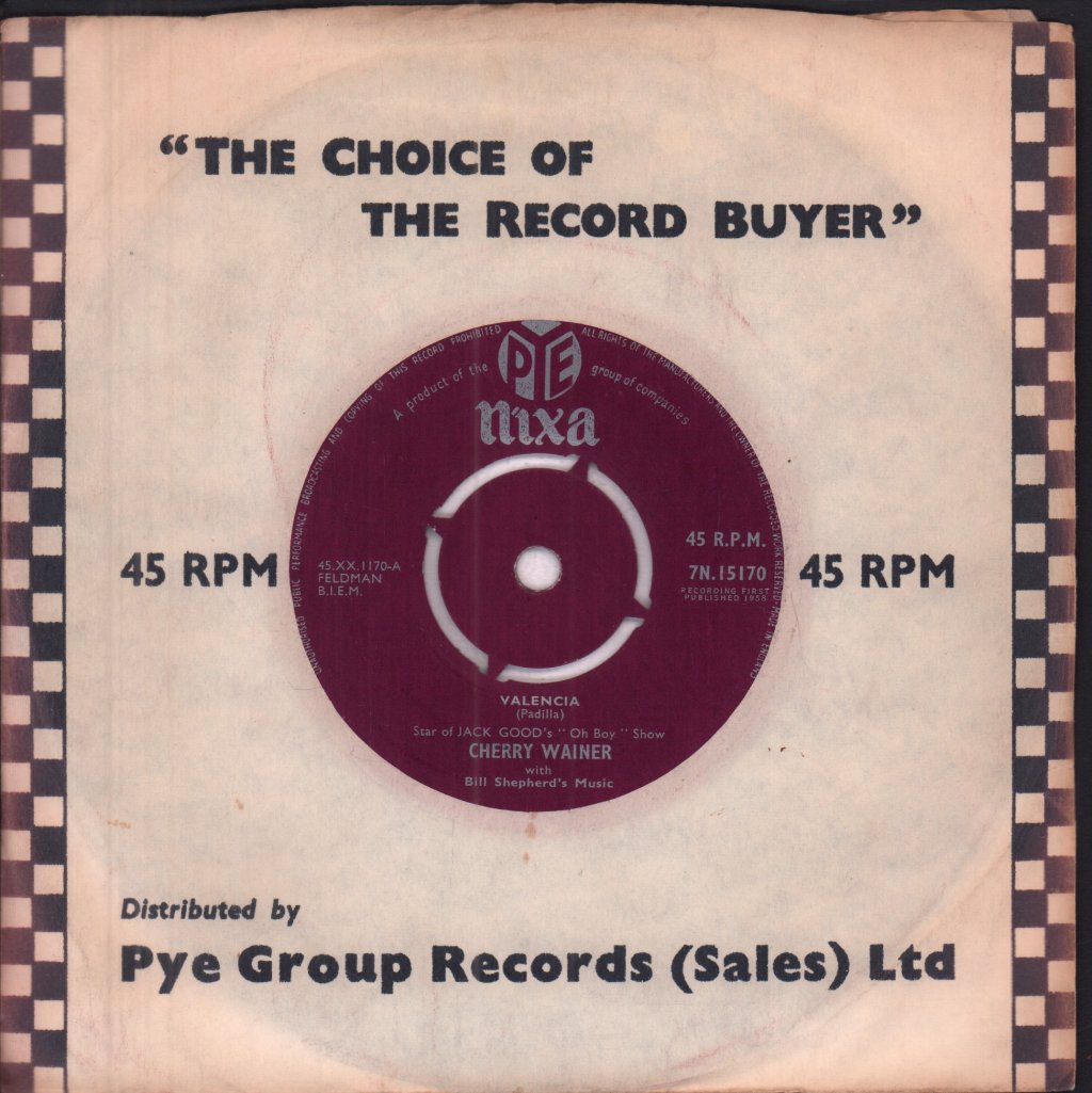 Cherry Wainer - Valencia - 7 Inch