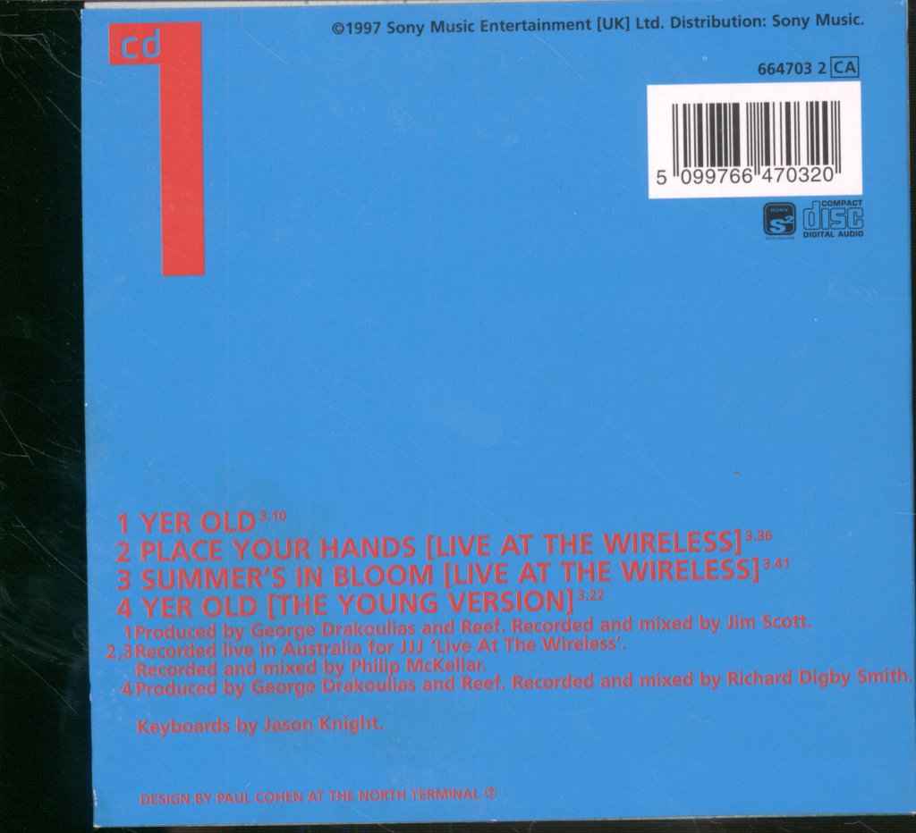 Reef - Yer Old - Cd