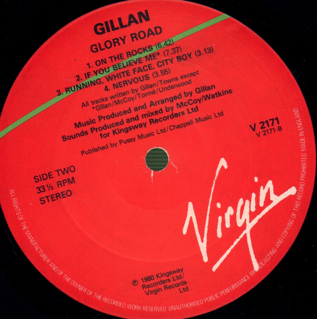 Gillan - Glory Road - Double Lp