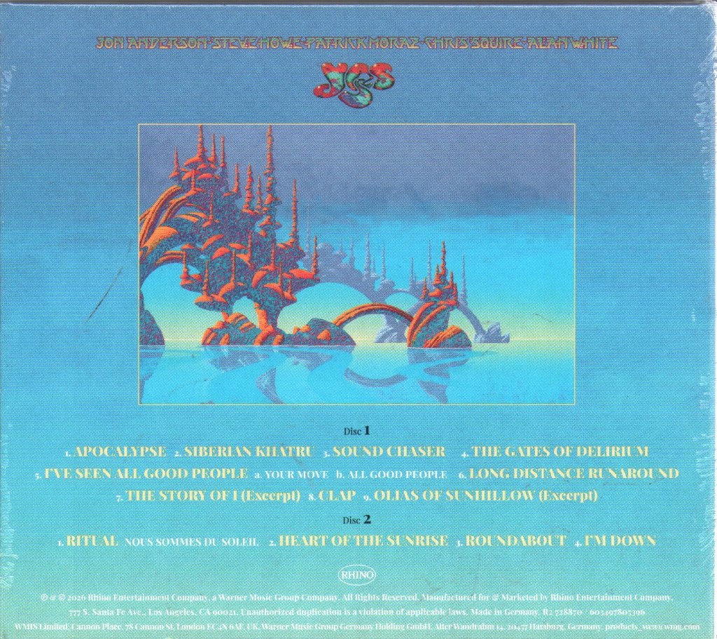 Yes - Live at Roosevelt Stadium, Jersey City, NJ (6/17/76) - Double Cd