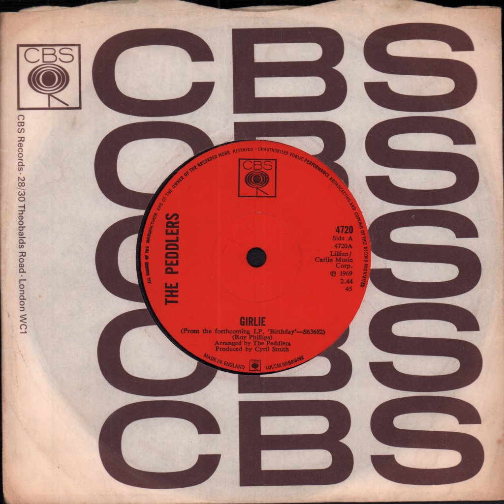 Peddlers - Girlie - 7 Inch