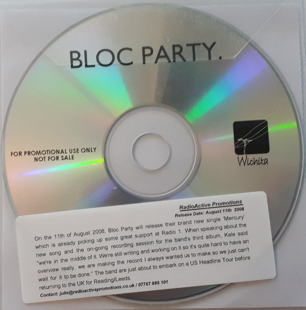 Bloc Party - Mercury - Cdr