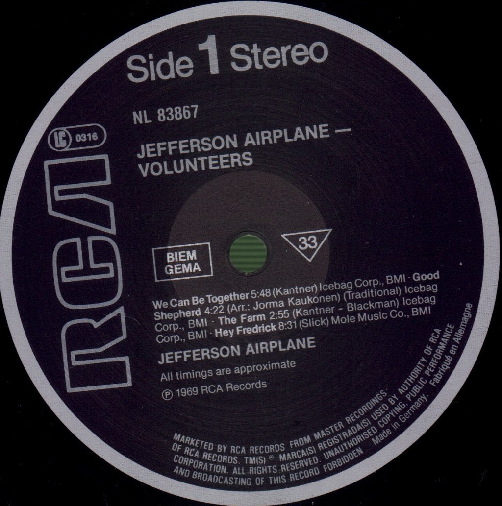 Jefferson Airplane - Volunteers - Lp