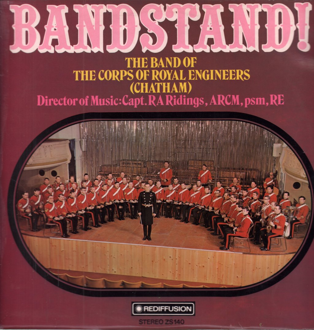 Band Of The Corps Of Royal Engineers Chatham - Band stand - Lp