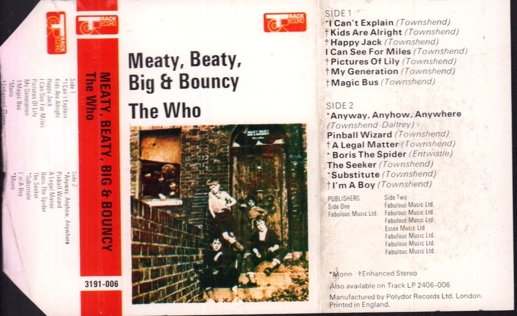 Who - Meaty, Beaty, Big & Bouncy - Cassette