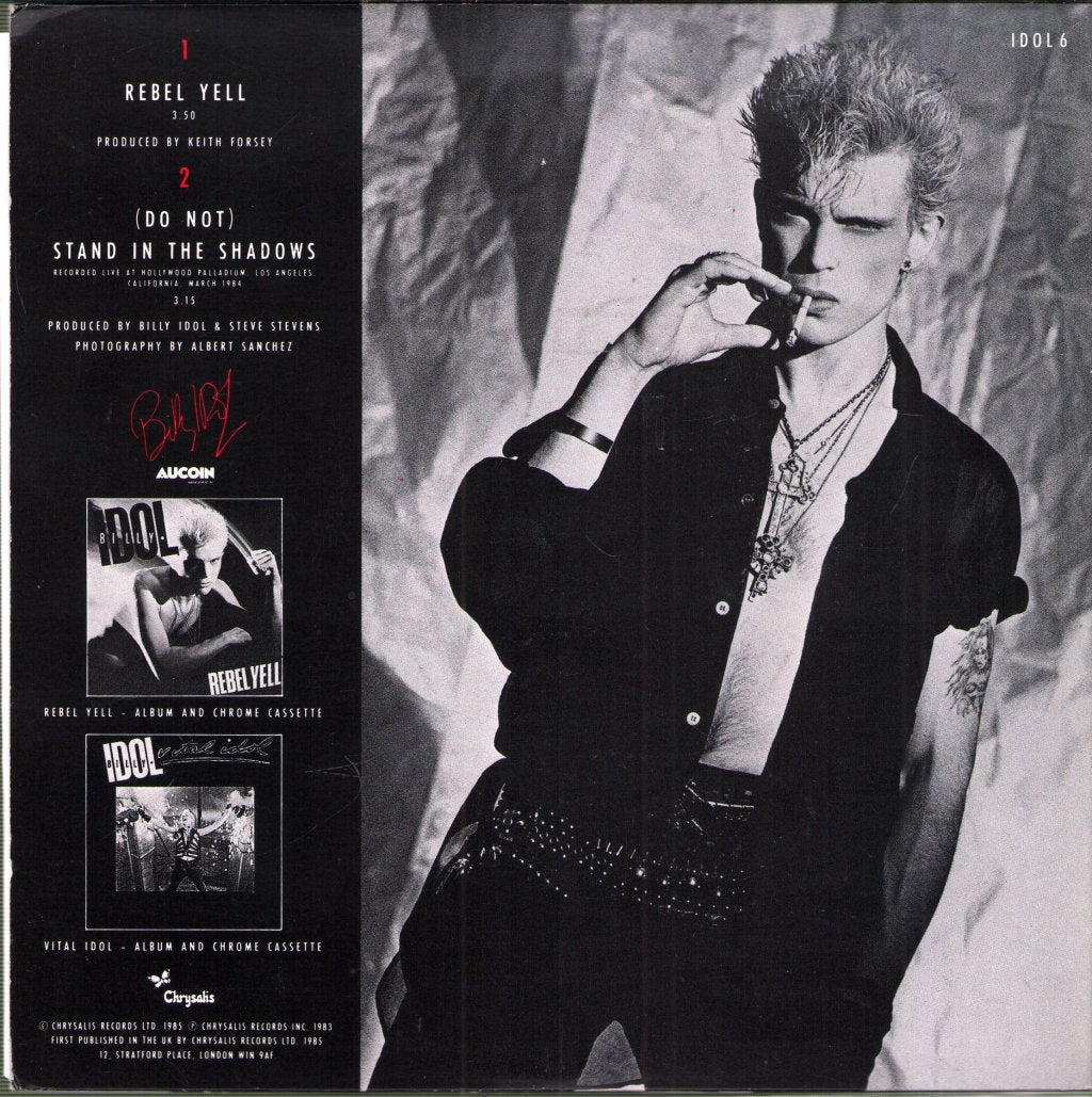 Billy Idol - Rebel Yell - 7 Inch