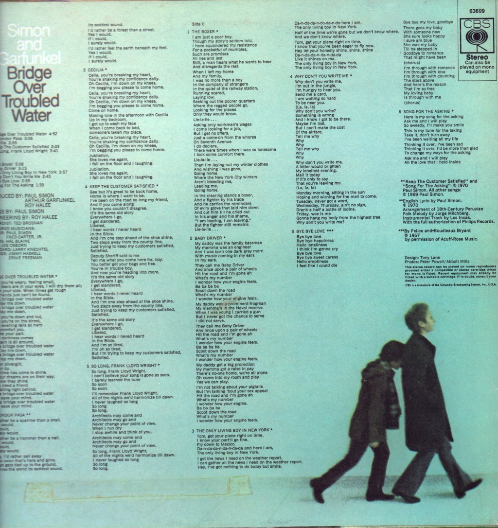 Simon And Garfunkel - Bridge Over Troubled Water - Lp