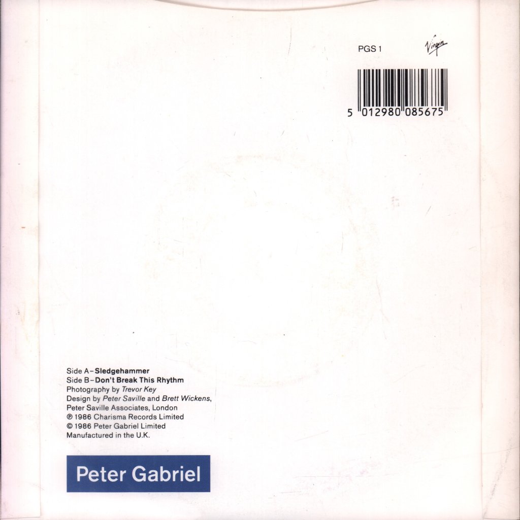 Peter Gabriel - Sledgehammer - 7 Inch