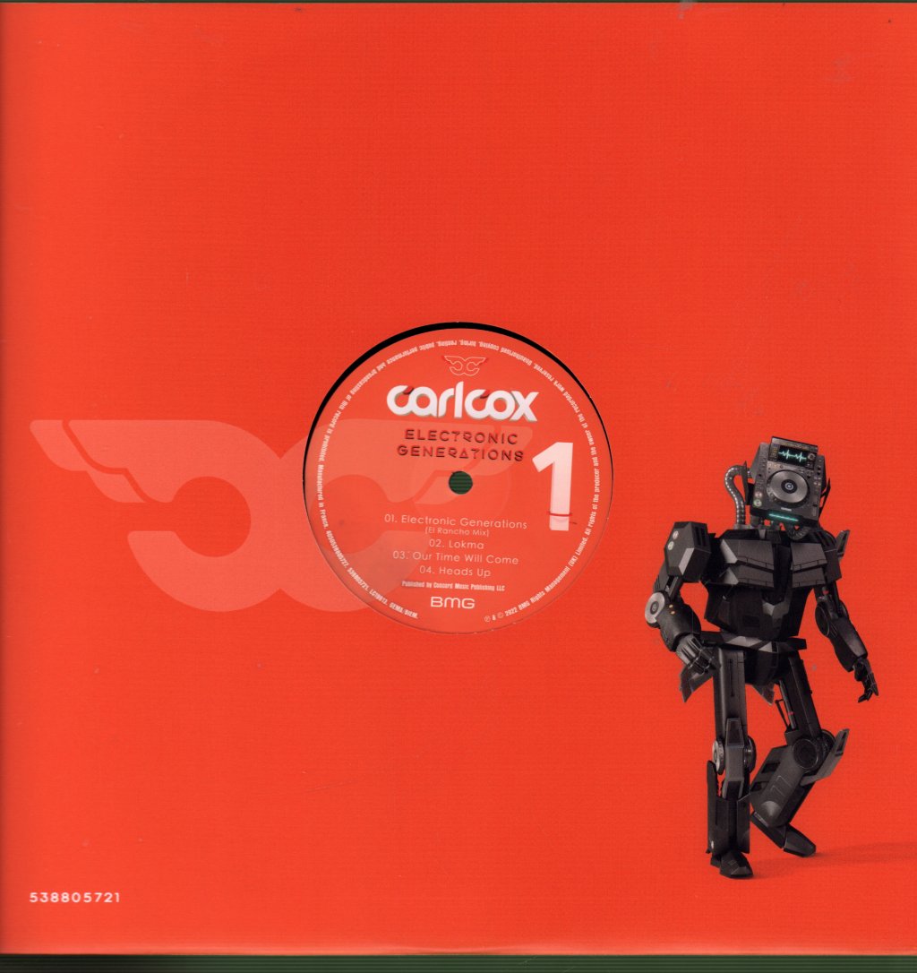 Carl Cox - Electronic Generations - Double Lp