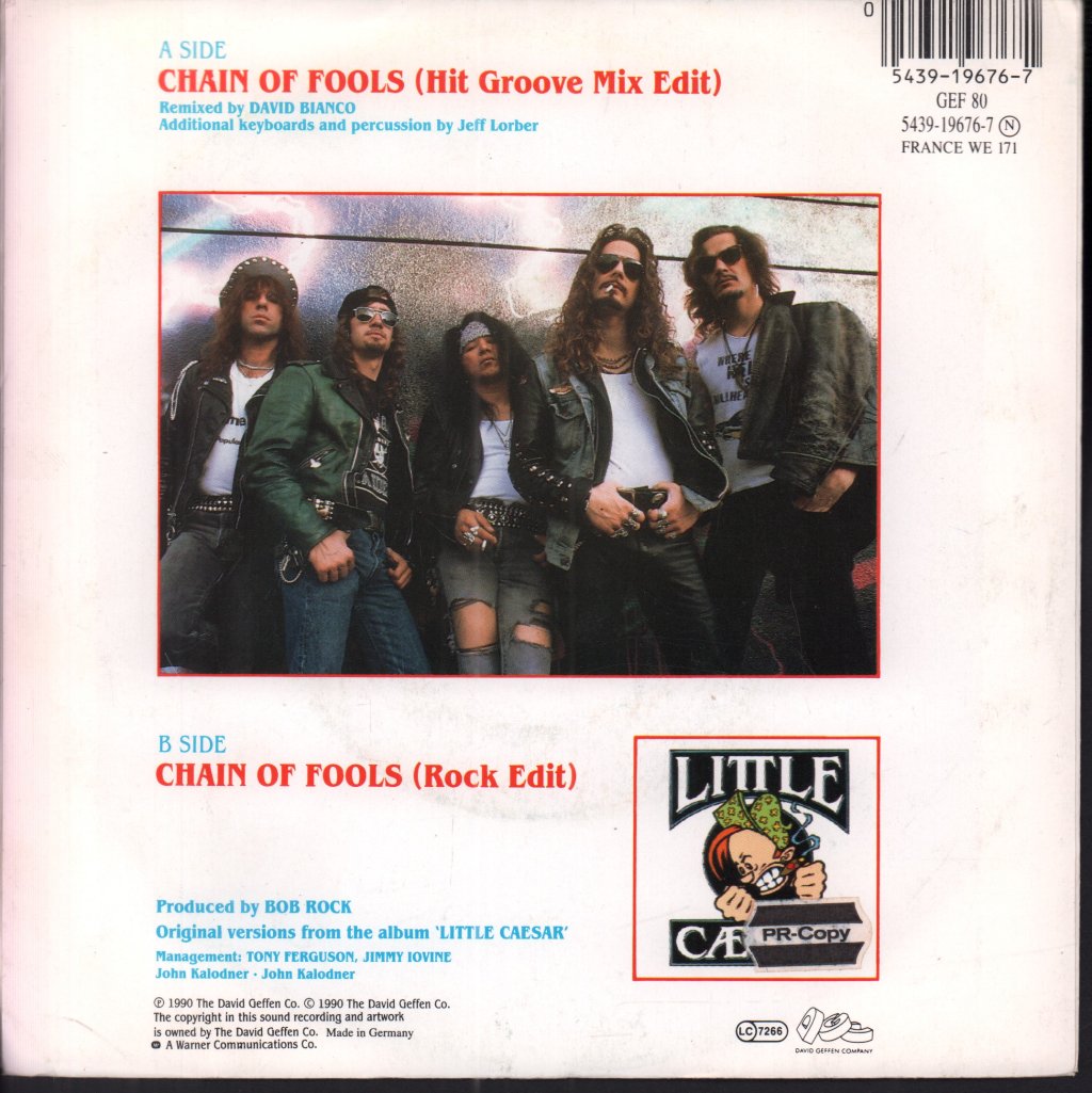 Little Caesar - Chain Of Fools - 7 Inch