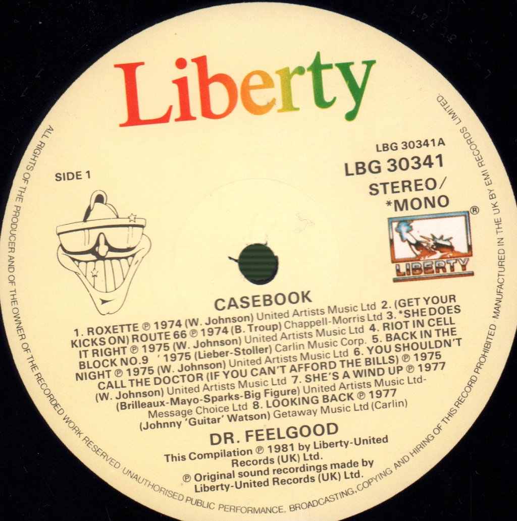Dr. Feelgood - Casebook - Lp
