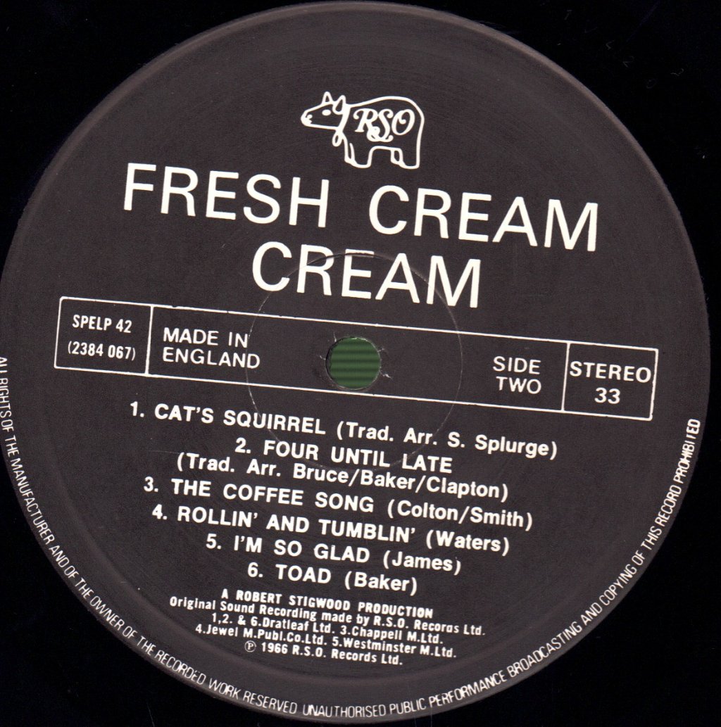 Cream - Fresh Cream - Lp