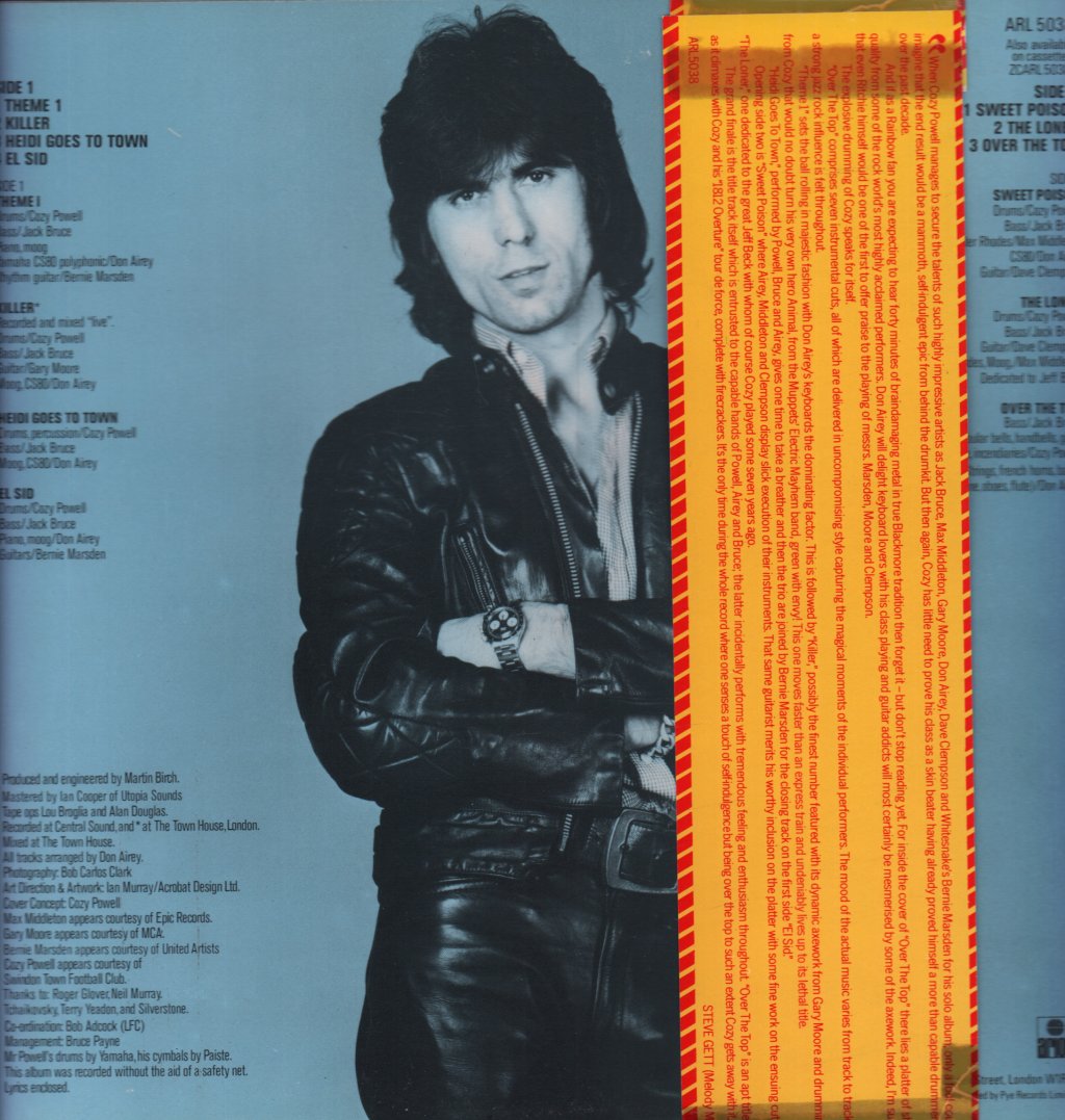 Cozy Powell - Over The Top - Lp