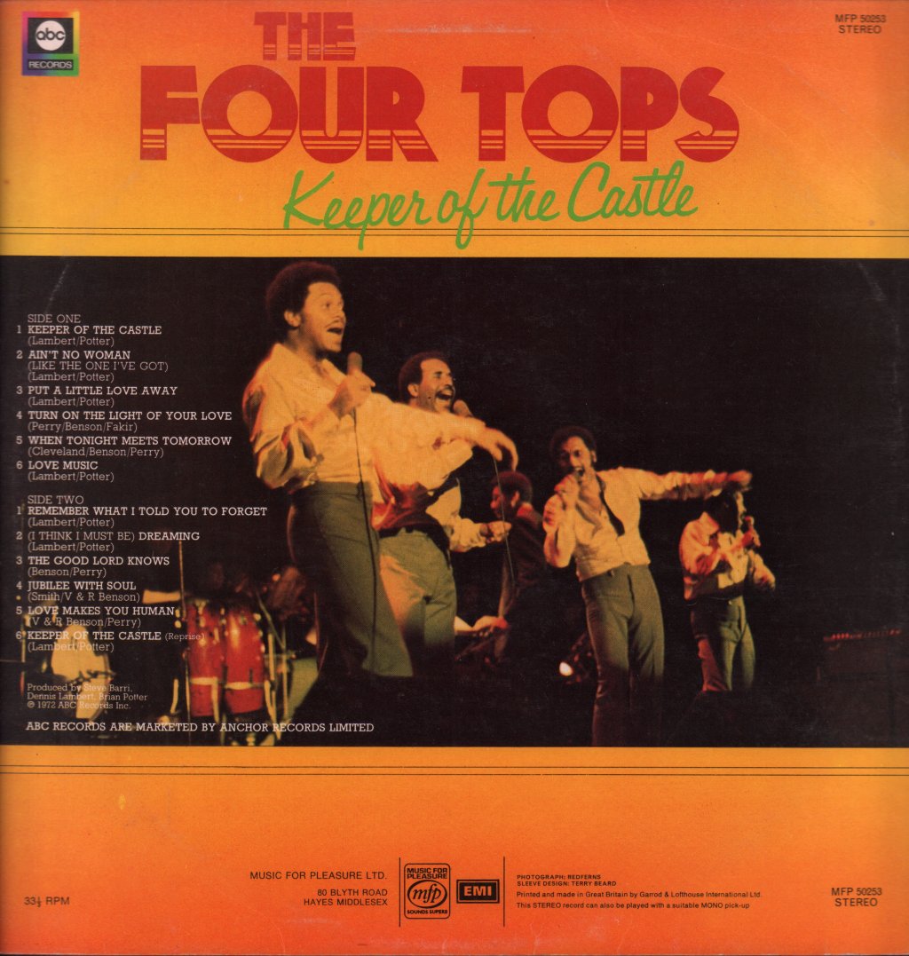 Four Tops - Keeper Of The Castle - Lp