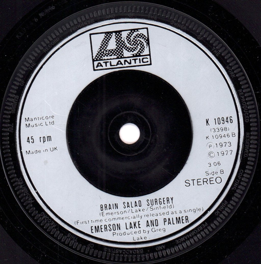 Emerson Lake And Palmer - Fanfare For The Common Man - 7 Inch