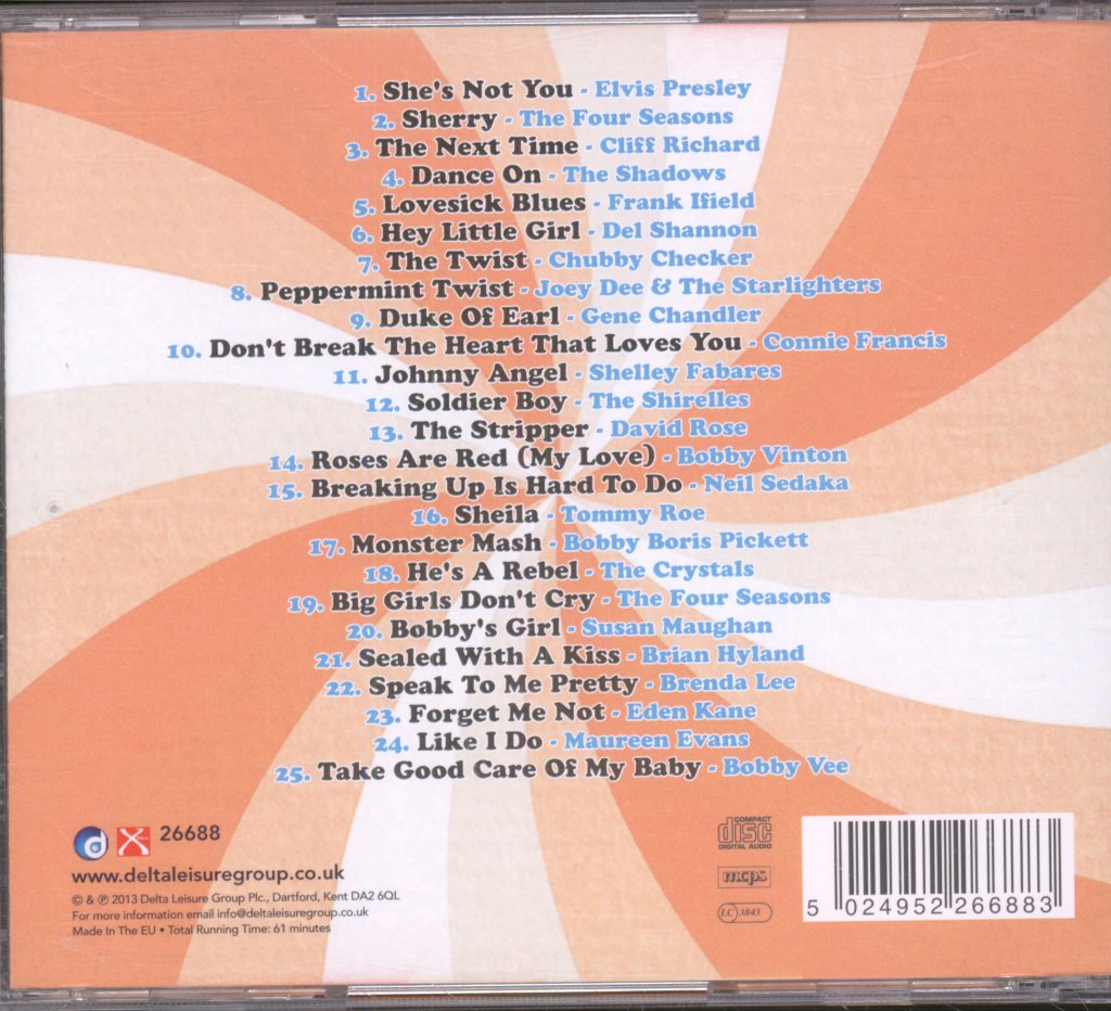Various Artists - Sensational Sixties! 1962 (Sealed With A Kiss) - Cd