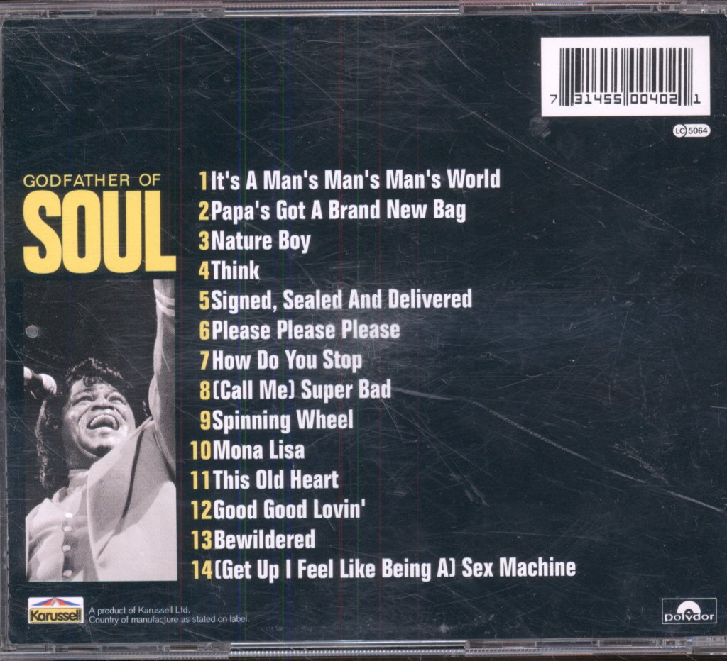 James Brown - Godfather Of Soul - Cd