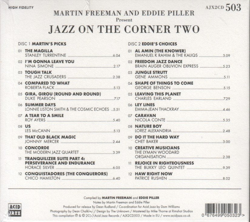 Martin Freeman & Eddie Piller Present - Jazz On The Corner Two - Double Cd