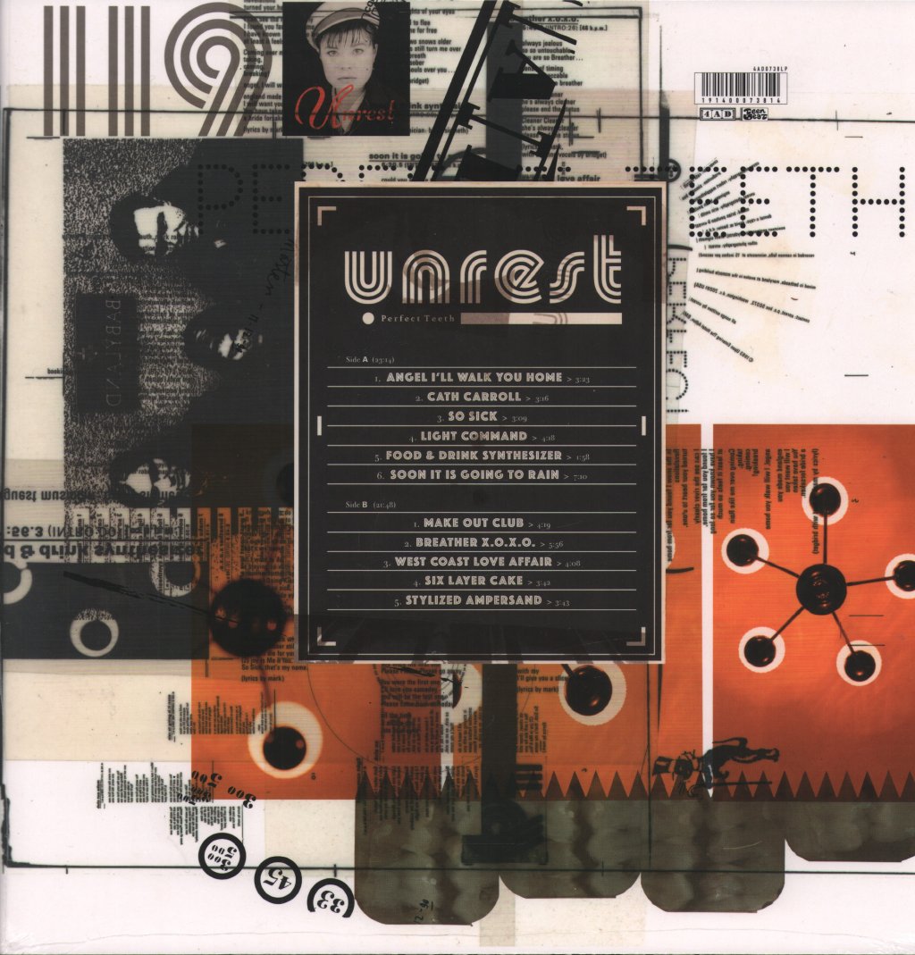 Unrest『Perfect Teeth』UKオリジナル盤 Unrest - Perfect Teeth - Lp – Vinyl Tap