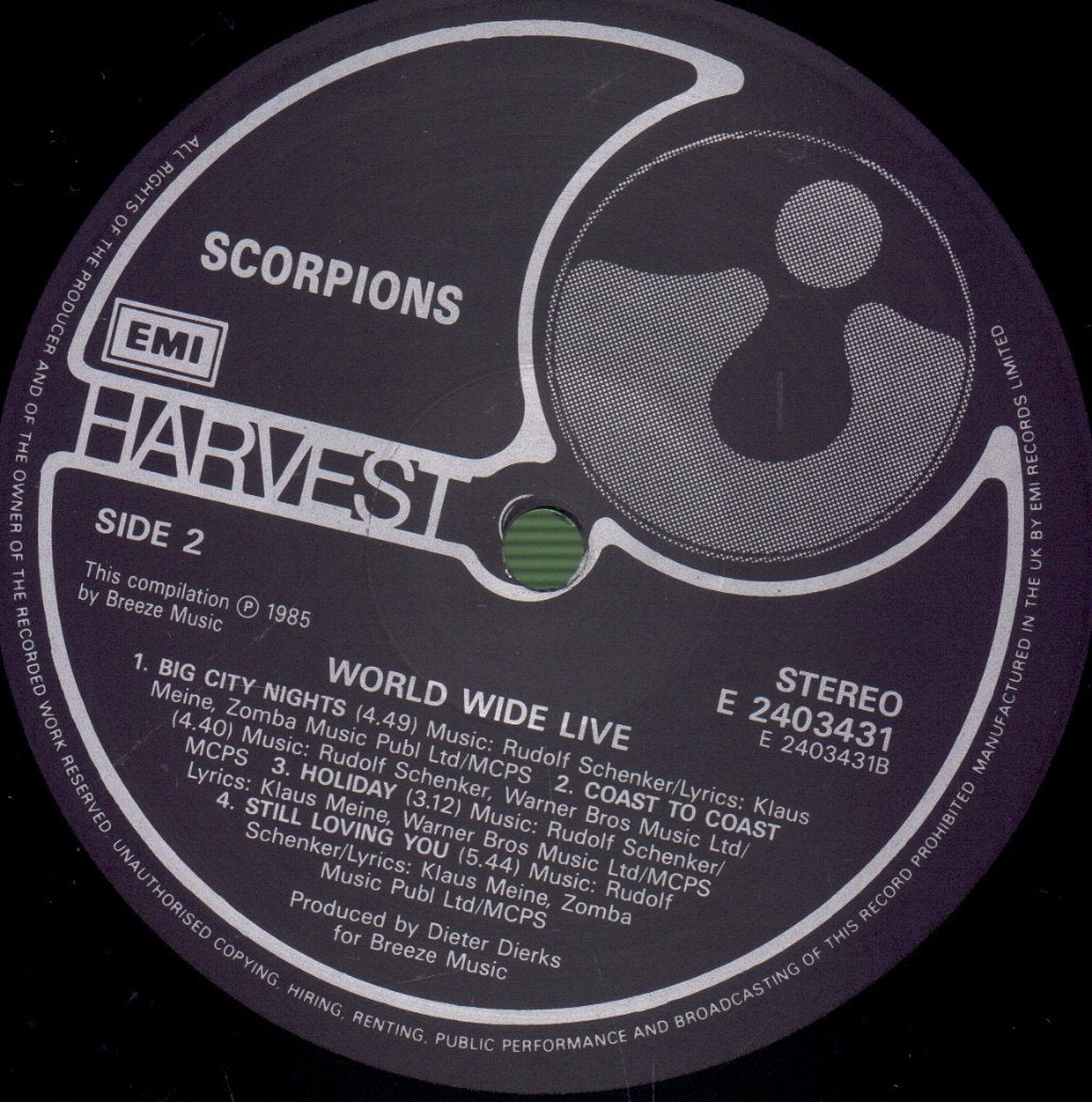 Scorpions - World Wide Live - Double Lp