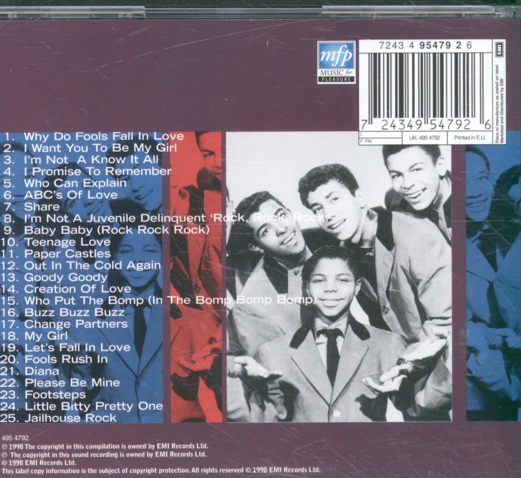 Frankie Lymon And The Teenagers - 25 Greatest Hits - Cd