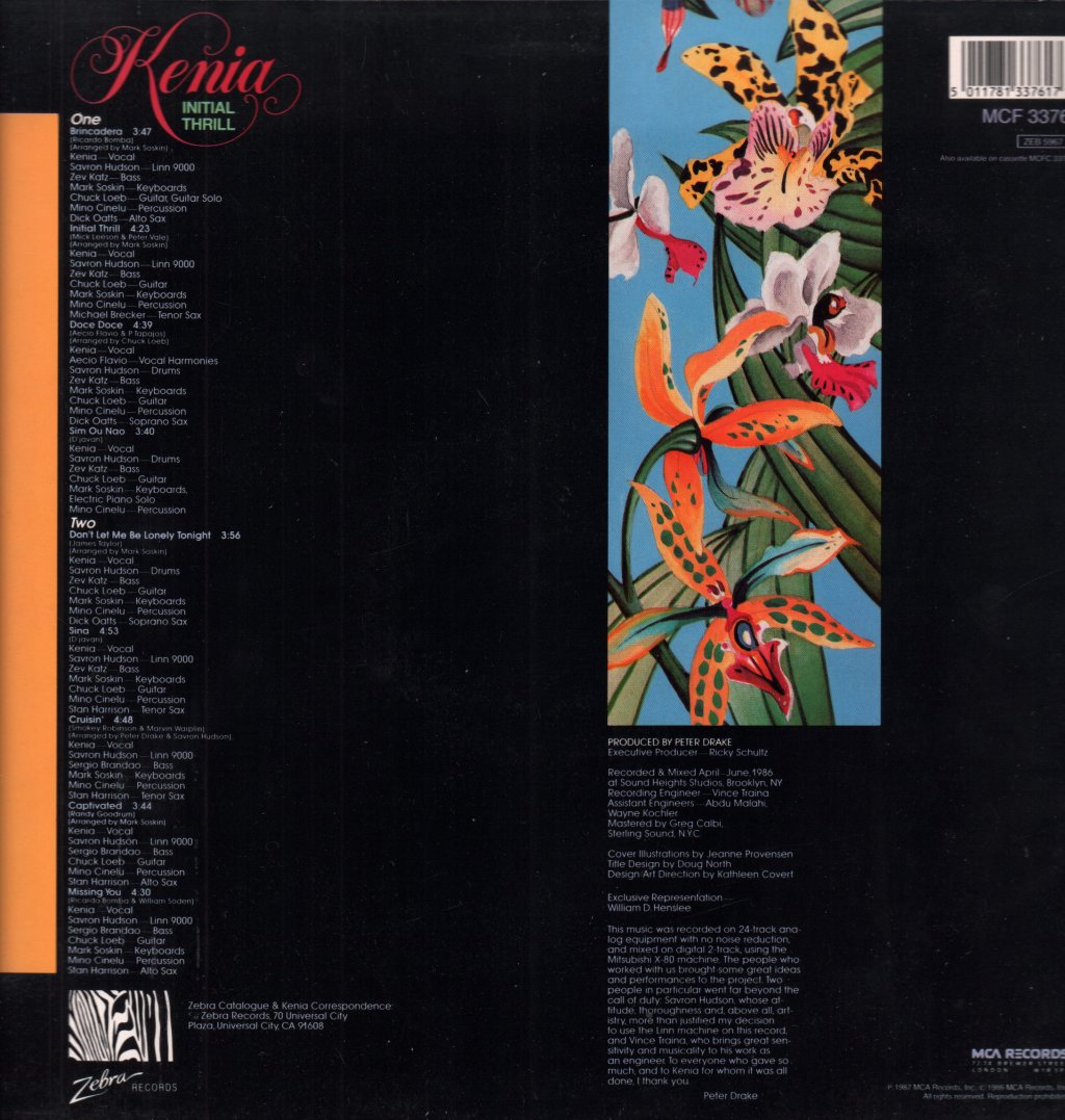 Kenia - Initial Thrill - Lp
