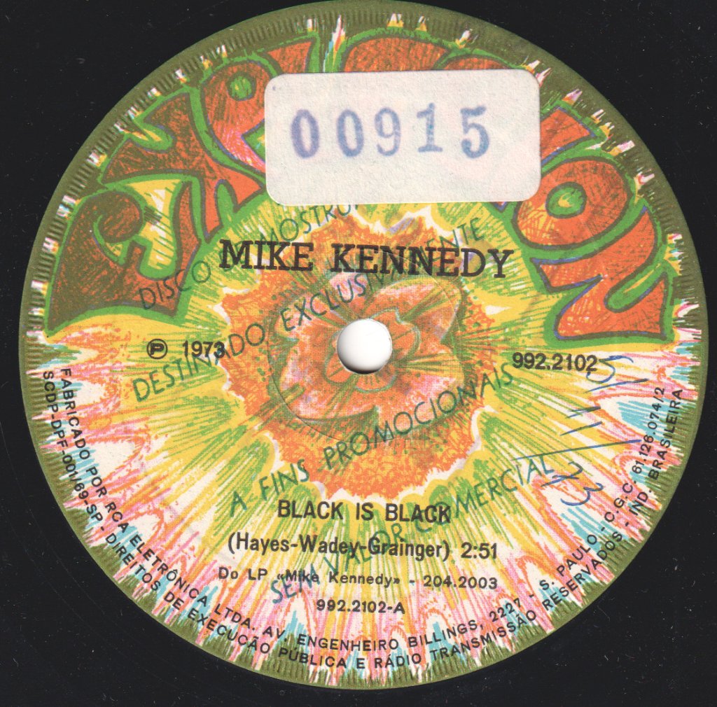 Mike Kennedy - Black Is Black - 7 Inch