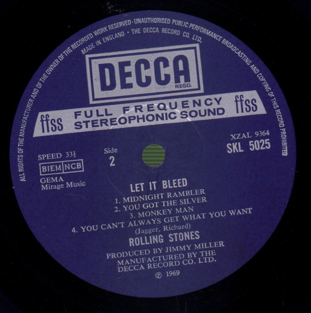 Rolling Stones - Let It Bleed - Lp