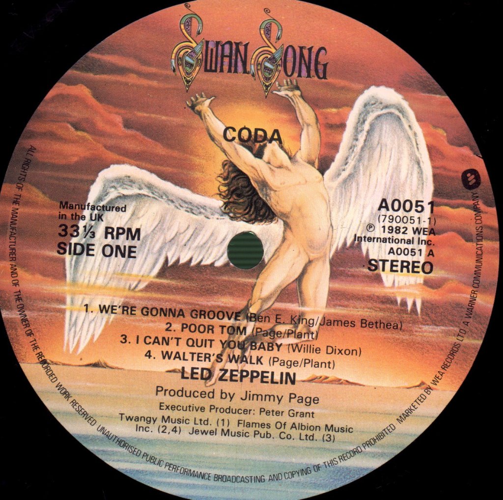 Led Zeppelin - Coda - Lp