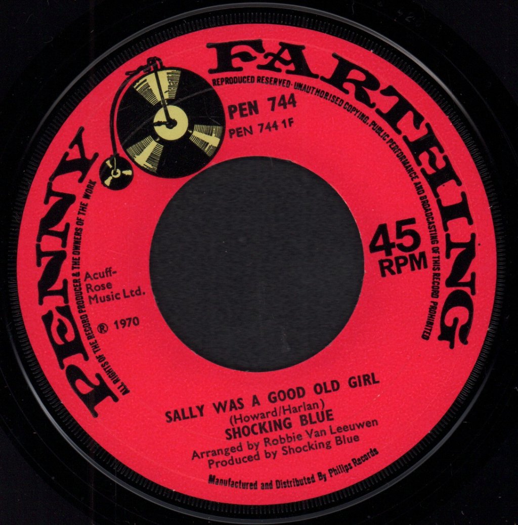 Shocking Blue - Sally Was A Good Old Girl - 7 Inch